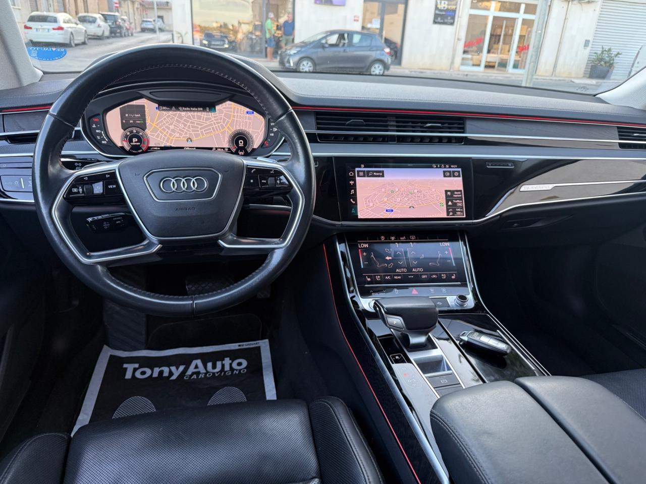 Audi A8 50 TDI 3.0 mhev quattro TIPTRONIC LUCI SOFFUSE INTERNE VIRTUAL COCKPIT,TELECAMERA,NAVI, APPLE CARPLAY