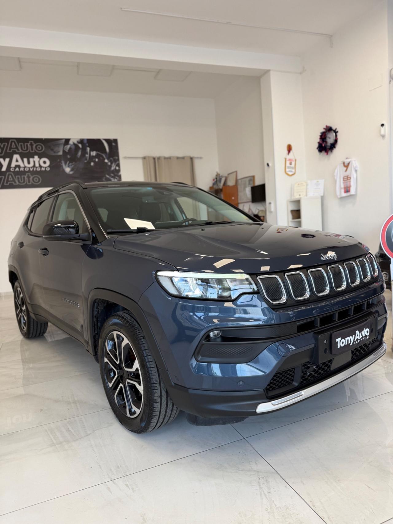 Jeep Compass 1.6 mjt Limited 130cv NAVIGATORE,TELECAMERA,FARI LED, APPLE CARPLAY,AZIENDALE ITALIA