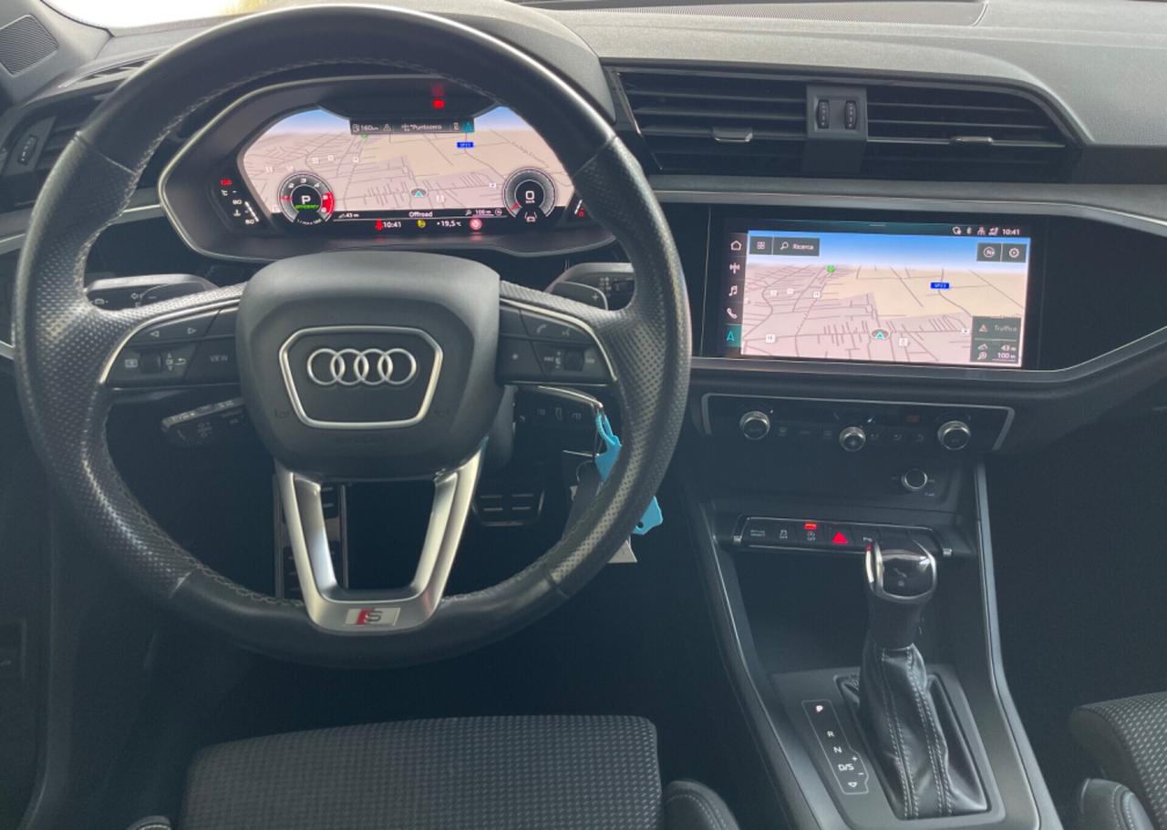 Audi Q3 SPB 35 TDI S tronic S line IDENTITY BLACK KM 86.000 CERTIFICATI!!!