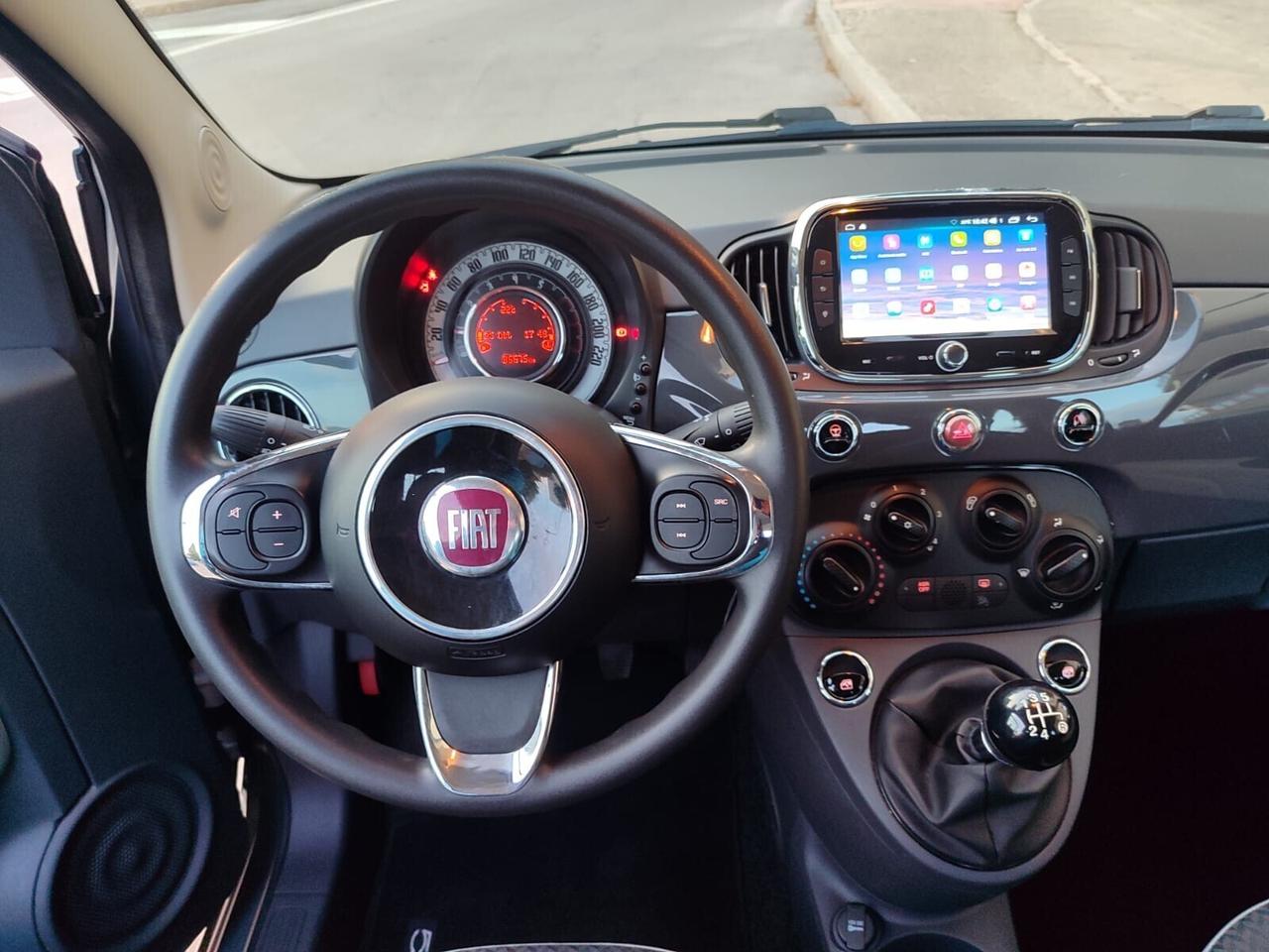 Fiat 500 1.2 BENZ.69CV 2017 ( KM 86600)