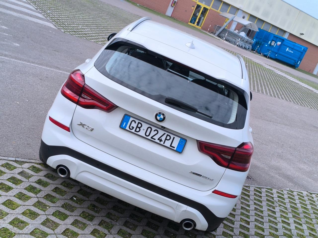 BMW X3 XDRIVE 2.0 DIESEL 190cv 07/20 KM 99.000 TAGLIANDI BMW LED/NAV/SENS.ANT POST/
