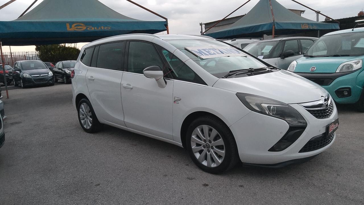 Opel Zafira 1.6 benzina metano 7 posti