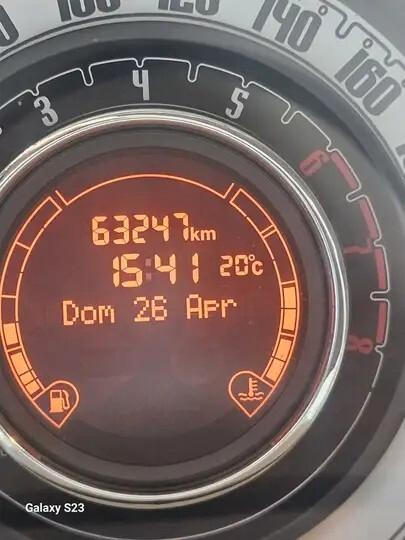 FIAT 500C 1.2 Lounge | Solo 63.000 km | Bianco Perla & Capote Rossa
