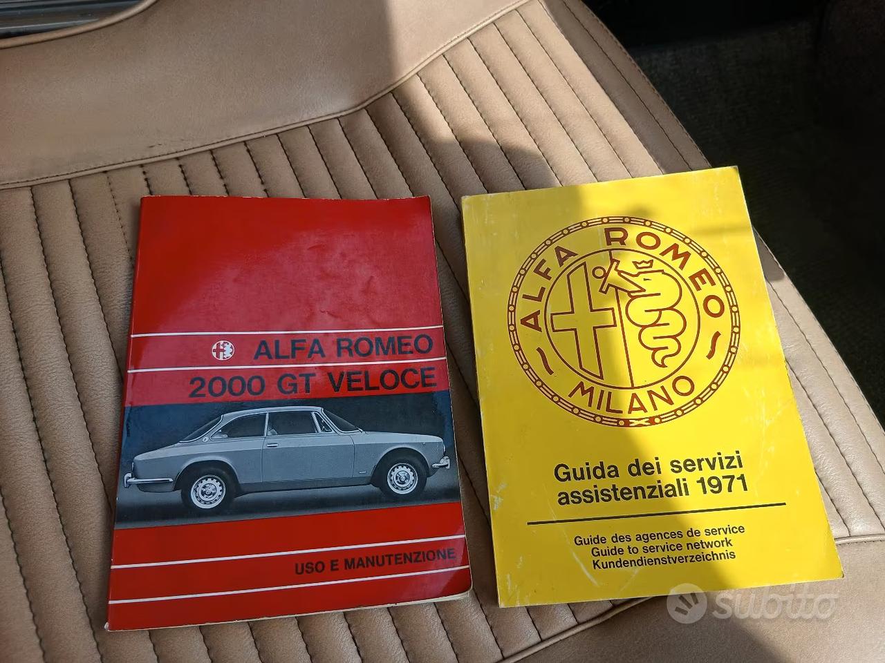 alfa 2000 gt unicoproprietario