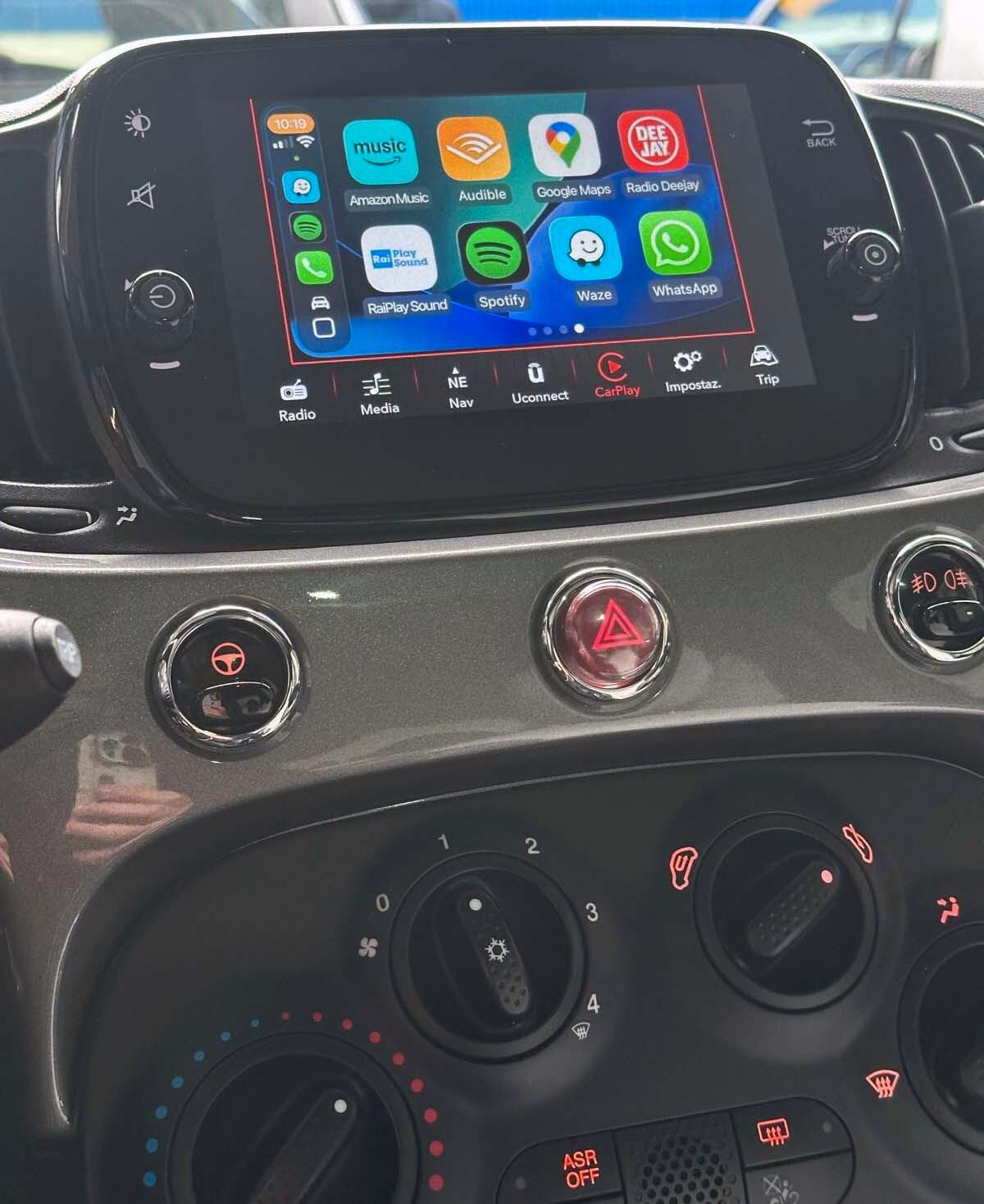 Fiat 500 1.0 Hybrid Dolcevita Unico Proprietario Interni Pelle Bianca