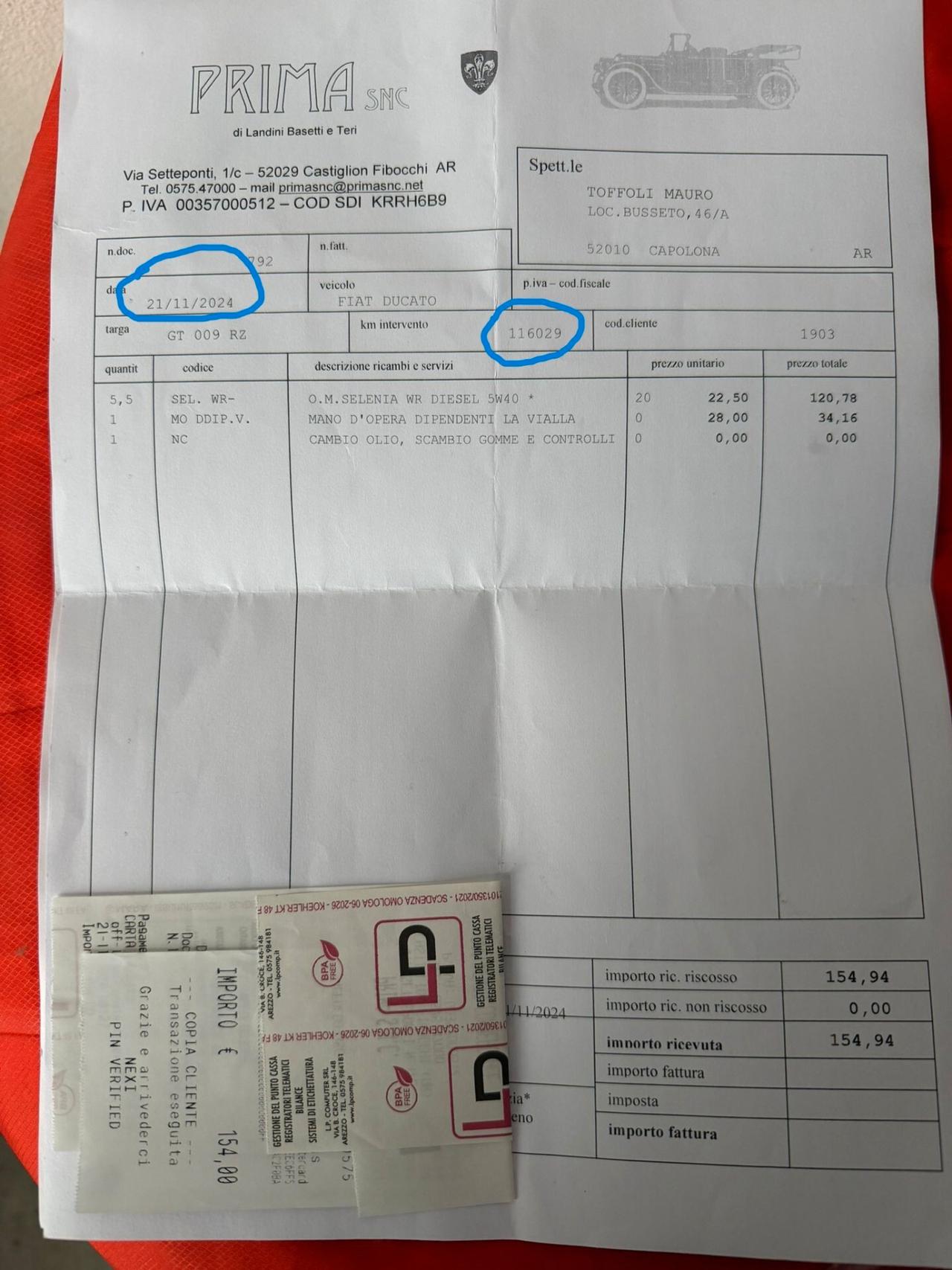 Fiat Ducato 2.2 MJT 3 Posti 2011 144000KM