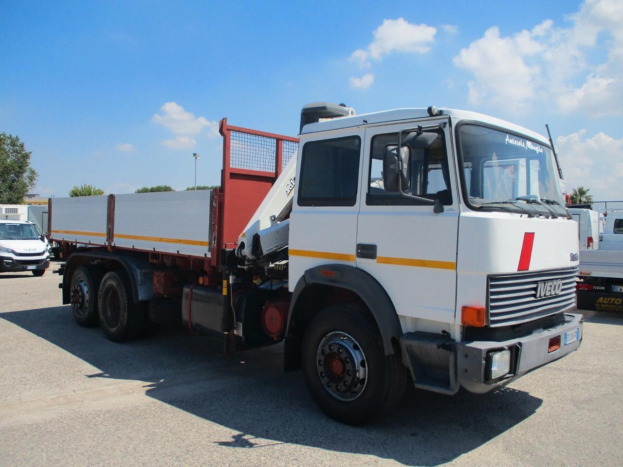 Iveco 175-24 3 ASSI GRU PM 8000/2S +RIBALTABILE TRILATER