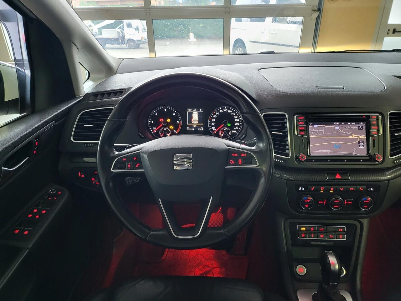 Seat Alhambra 2.0 TDI 184 CV DSG gancio traino accessoriatissima!!!