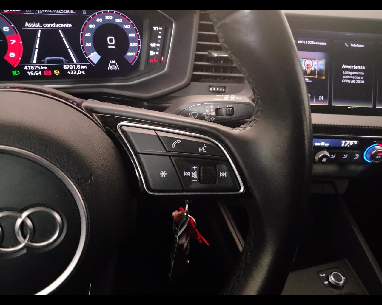 AUDI A1 II 2019 Sportback - A1 Sportback 30 1.0 tfsi Admired 110cv