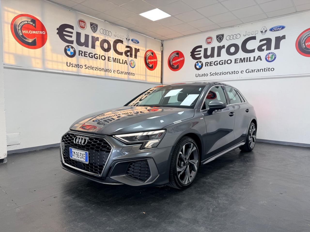 Audi A3 SPB 30 2.0 TDI 116CV S tronic S line edition 06/2023 NEOPATENTATI EURO 6D TEMP