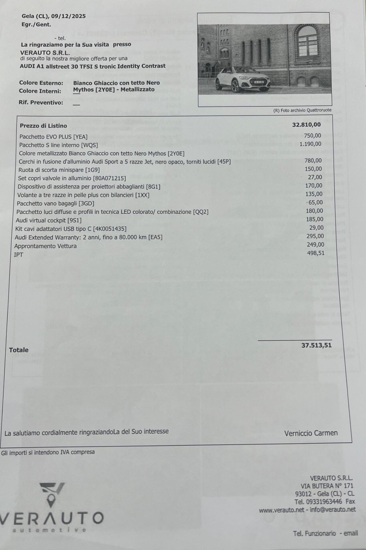 Audi A1 allstreet tfsi OFFERTA T-STOCK PREZZO IMPERDIBILE