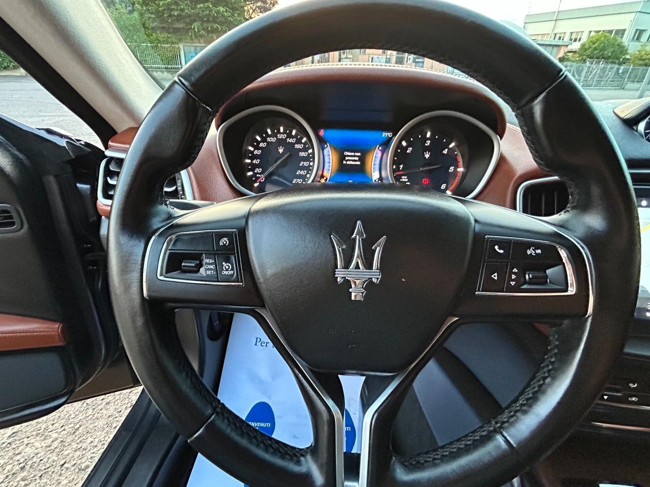 Maserati Ghibli 3.0 Diesel 275 CV. Solo 60.000 Km Certificati .