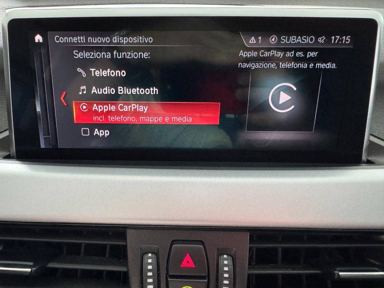 BMW X1 sdrive18d Sport auto Navi led Tagliandi Bmw