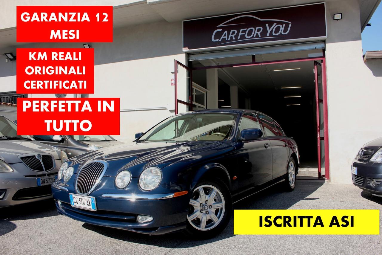 Jaguar S-Type ISCRITTA ASI 3.0 V6 Executive 238 CV PERFETTA GARANZIA 12 MESI KM REALI CERTIFICATI PELLE TOTALE FULL OPT