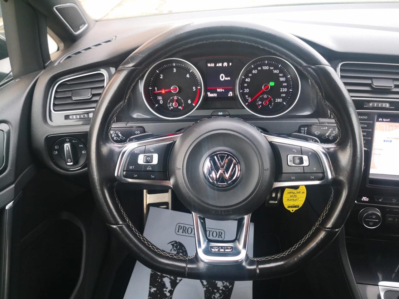 VW Golf GTD 2.0 TDI DSG 5p. BMT **LED**NAVI**TELECAMERA**