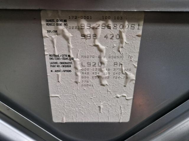 PORSCHE 911 TURBO CV.420 SEDILI SPORTIVI +TETTO CAMBIO MANUALE