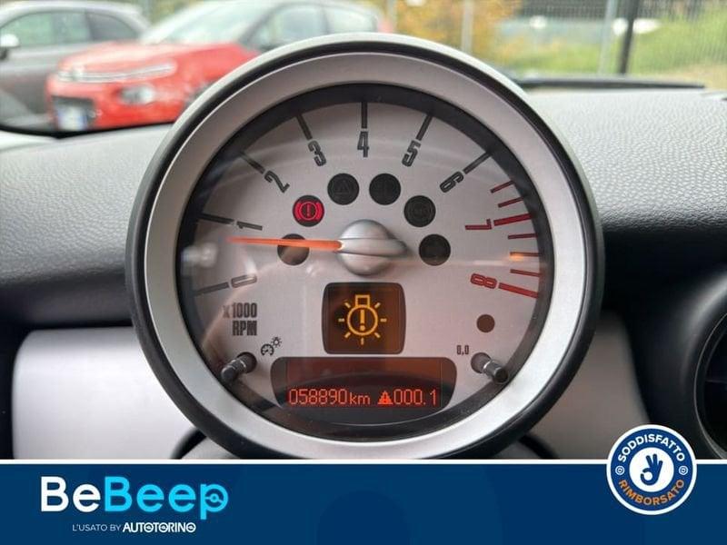 MINI Mini 3 porte 1.6 COOPER PEPPER 120CV