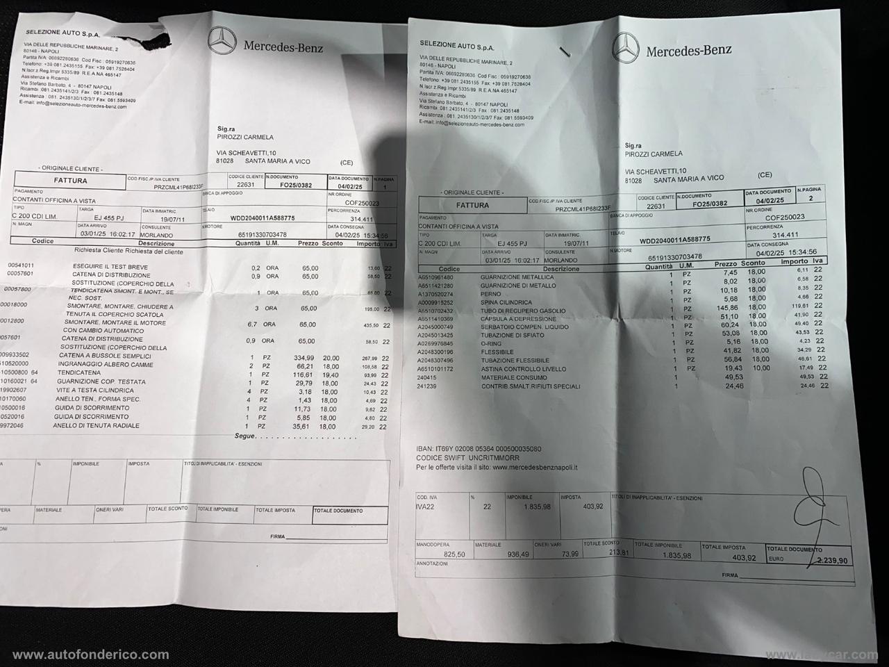 MERCEDES-BENZ C 200 CDI BlueEFFICIENCY Elegance