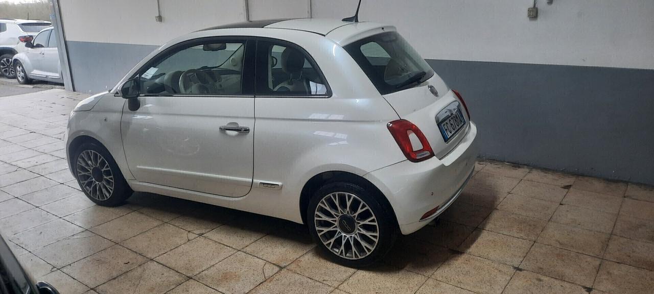 Fiat 500 cc0.9 twinair turbo benzina cambio automatico anno 2016
