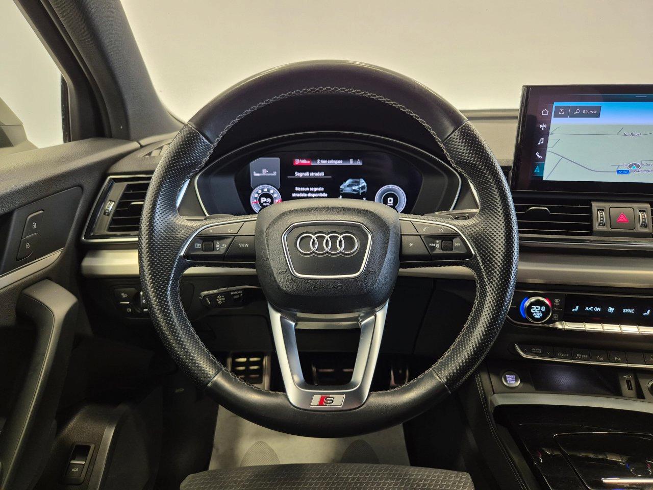 Audi Q5 45 tfsi mhev S line Plus quattro s-tronic - UNIPROPRIETARIO - ACC/Lim - Sosp. Pneum. - Cam 360