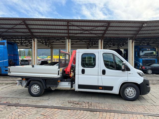 FIAT Ducato 140CV DOPPIA CABINA GRU E CASSONE FISSO