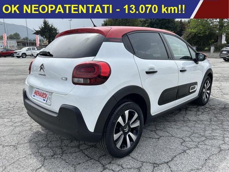 Citroën C3 PureTech 83 S&S Shine OK NEOPATENTATI - PROMO