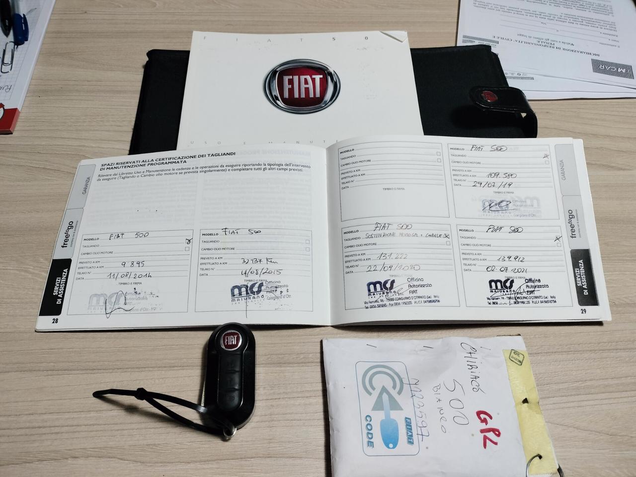 Fiat 500 1.2 EasyPower Lounge GPL casa madre