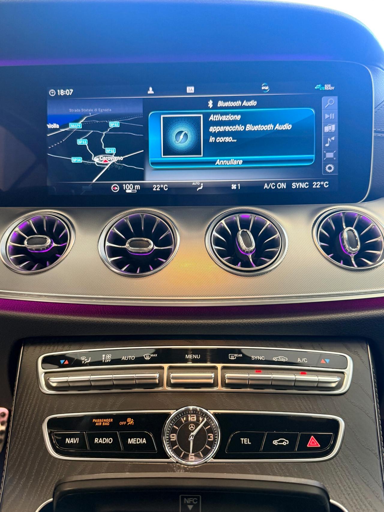 Mercedes-benz E 220 Coupe d Premium Plus AMG con LUCI SOFFUSE,TELECAMERA,NAVI,APPLE CARPLAY,VIRTUAL COCKPIT