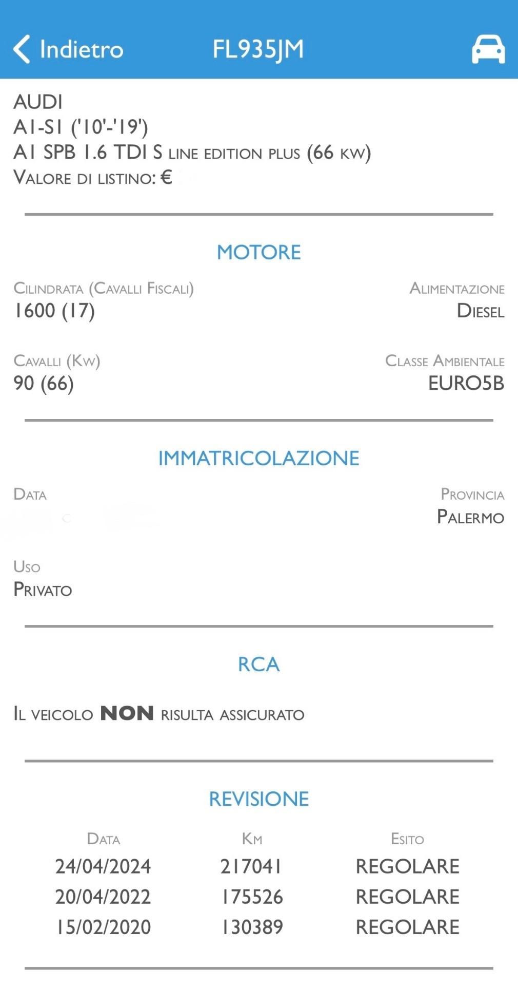 Audi A1 SPB 1.6 TDi S&S Ambition - 2013