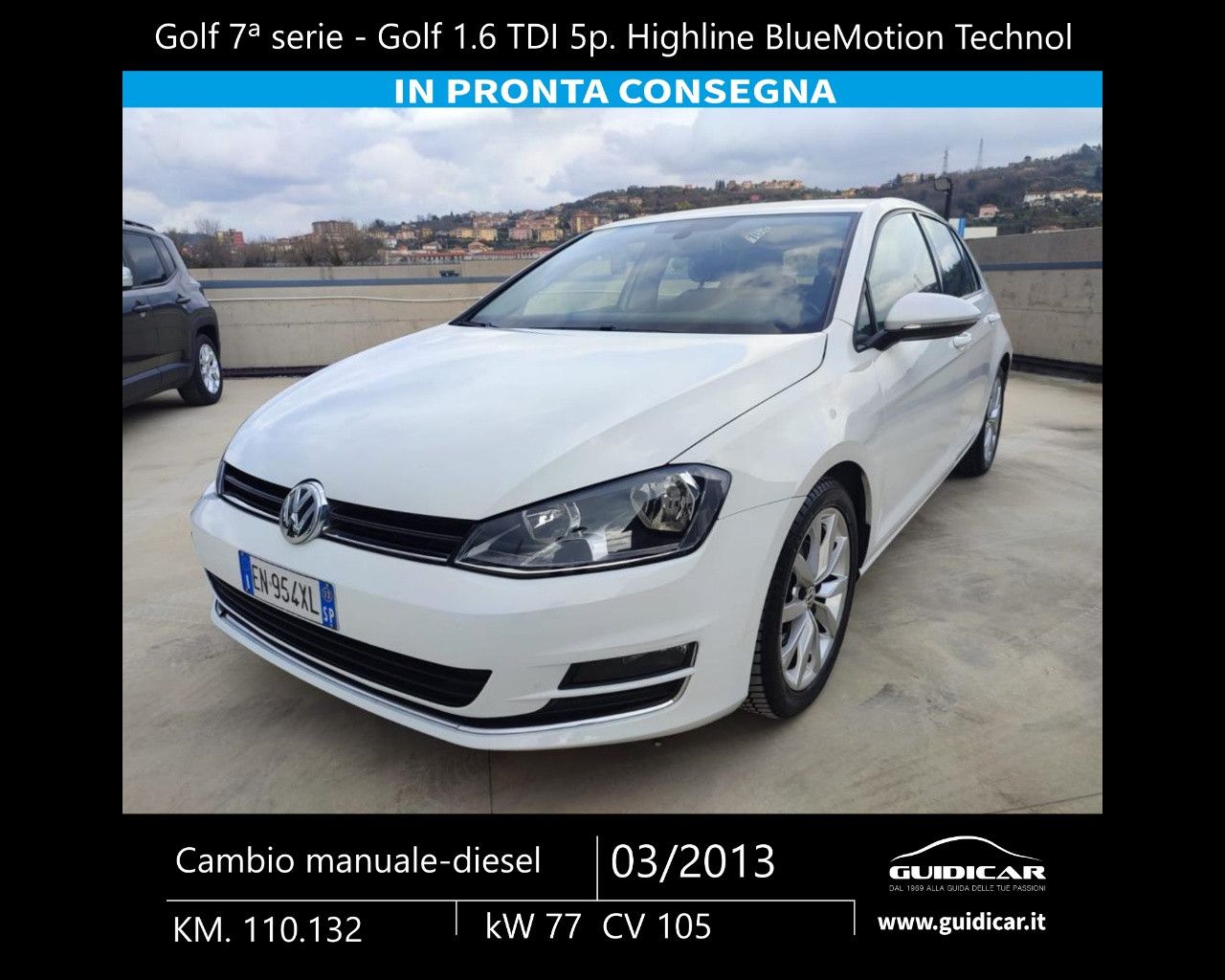 VOLKSWAGEN Golf 7�� serie Golf 7�� serie - Golf 1.6 TDI 5p. Highline BlueMotion Technol