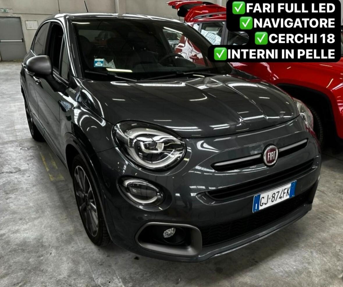 FIAT 500X SPORT 1.3 MJ NAVI PELLE RETROCAMERA FULL