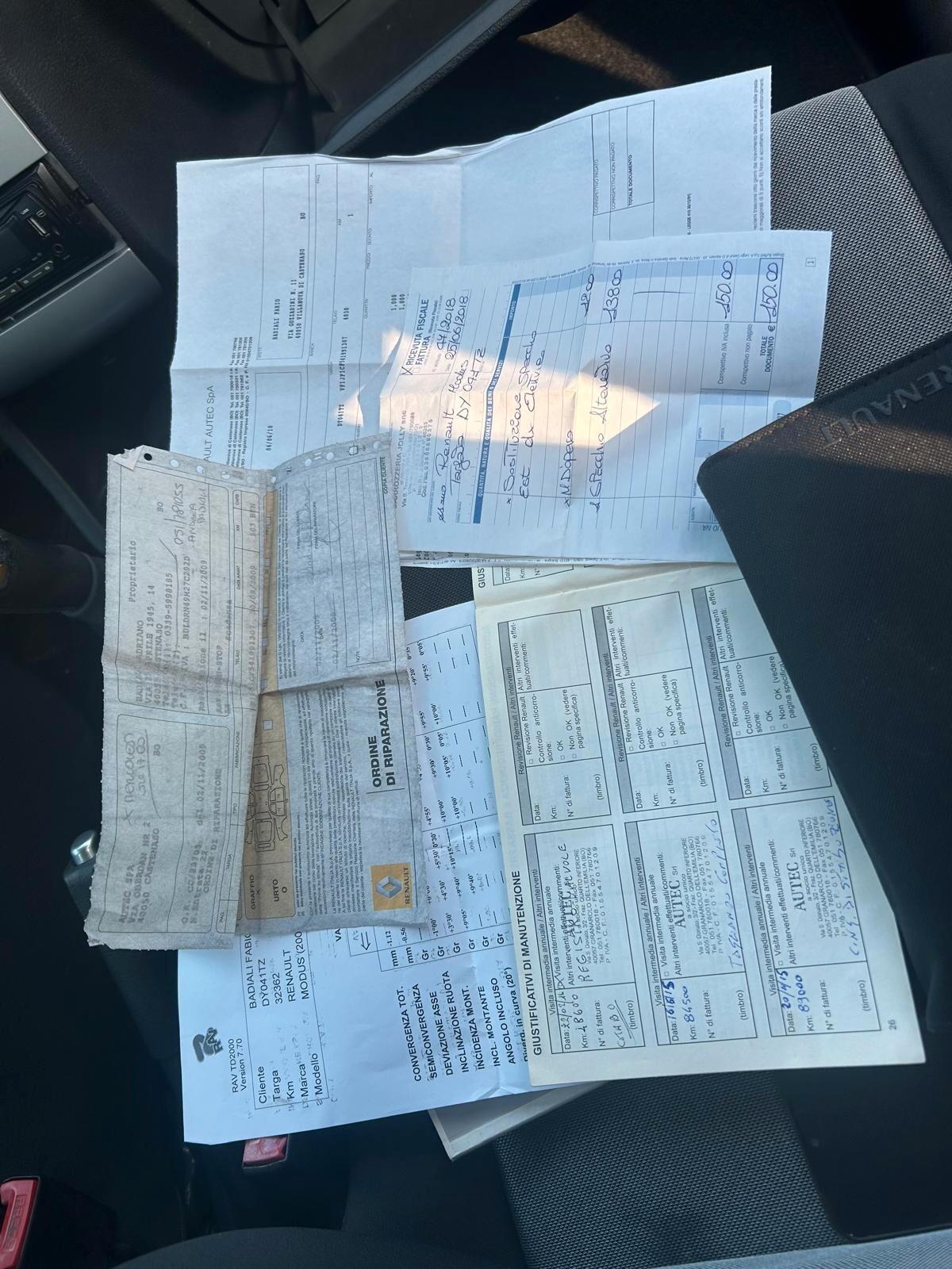 Renault grand modus 1.2 cc benzina unica proprietaria