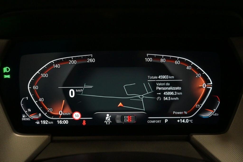 BMW 116D 115CV STEPTRONIC BUSINESS DESIGN ( FARI LED - BMW DIGITAL COCKPIT - NAVI - MIRROR - PARK ASSISTANT - TELECAMERA POST. - CERCHI 17 )