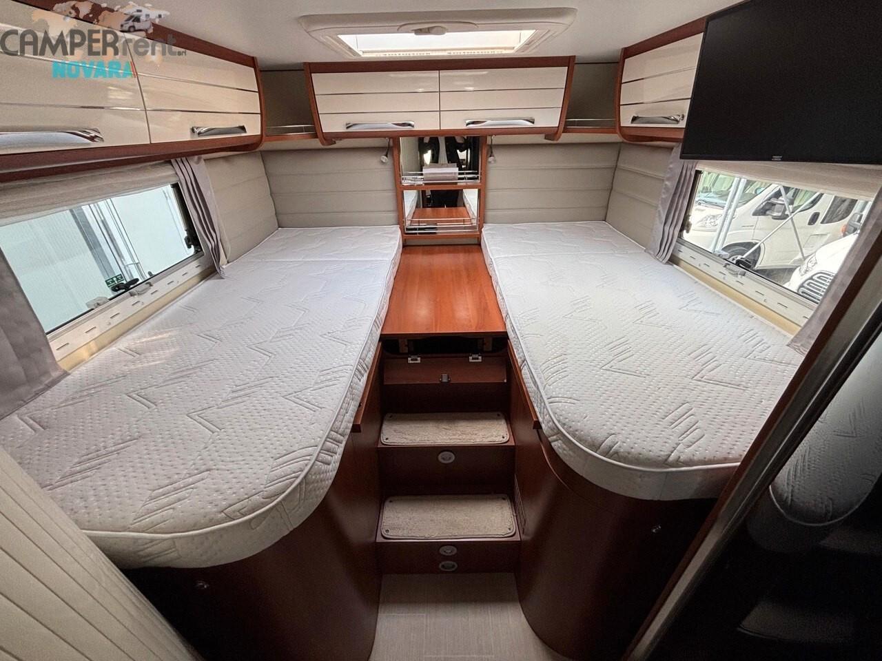 Mobilvetta KEA M 76 - MANSARDATO LETTI GEMELLI IN CODA