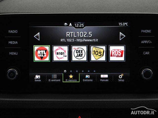 SKODA Kamiq 1.0 G-Tec Led adattivi, Sedili risc, Carplay, ACC
