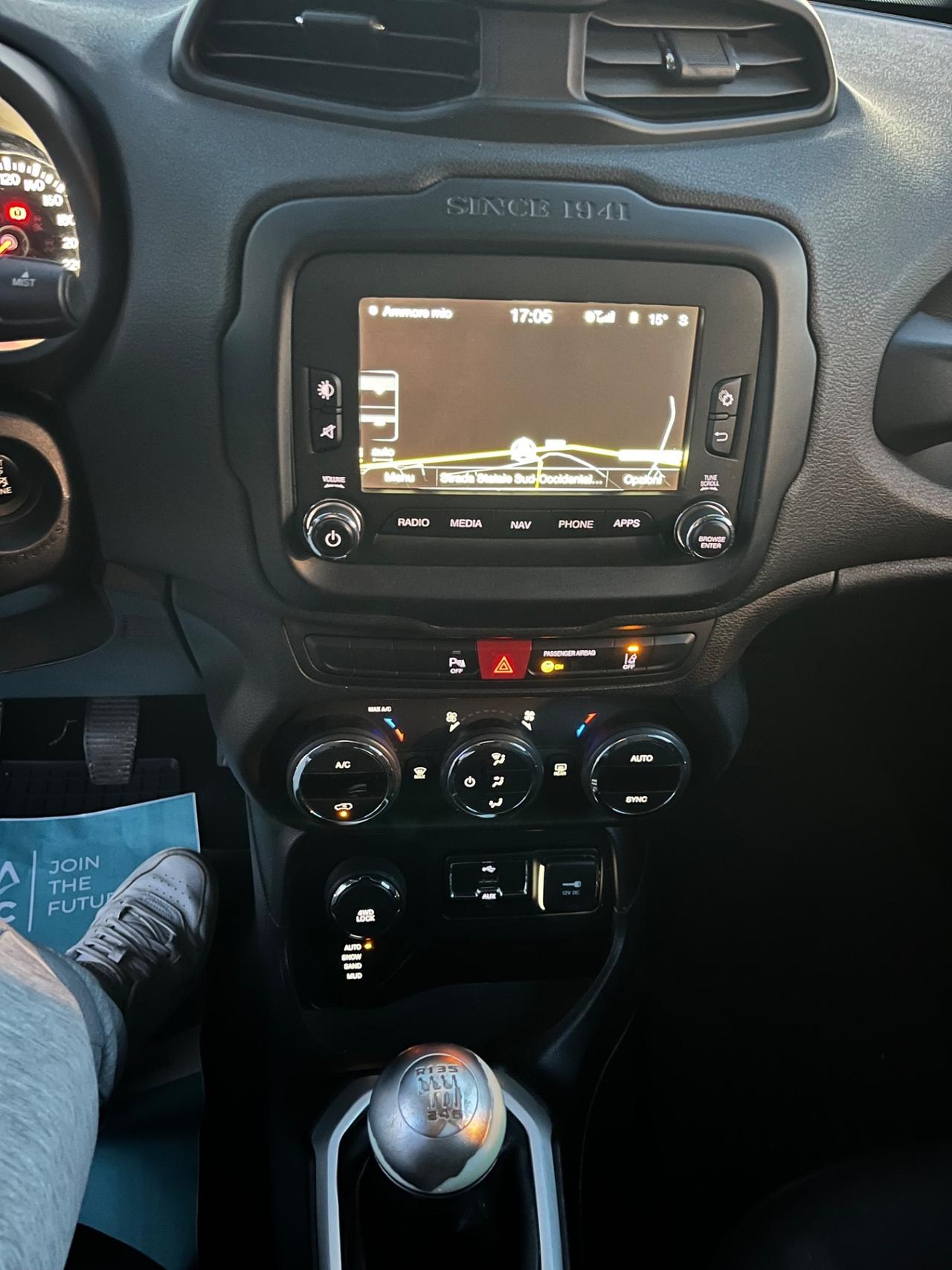 Jeep Renegade 2.0 Mjt 140CV 4WD fari uxeno navigatore