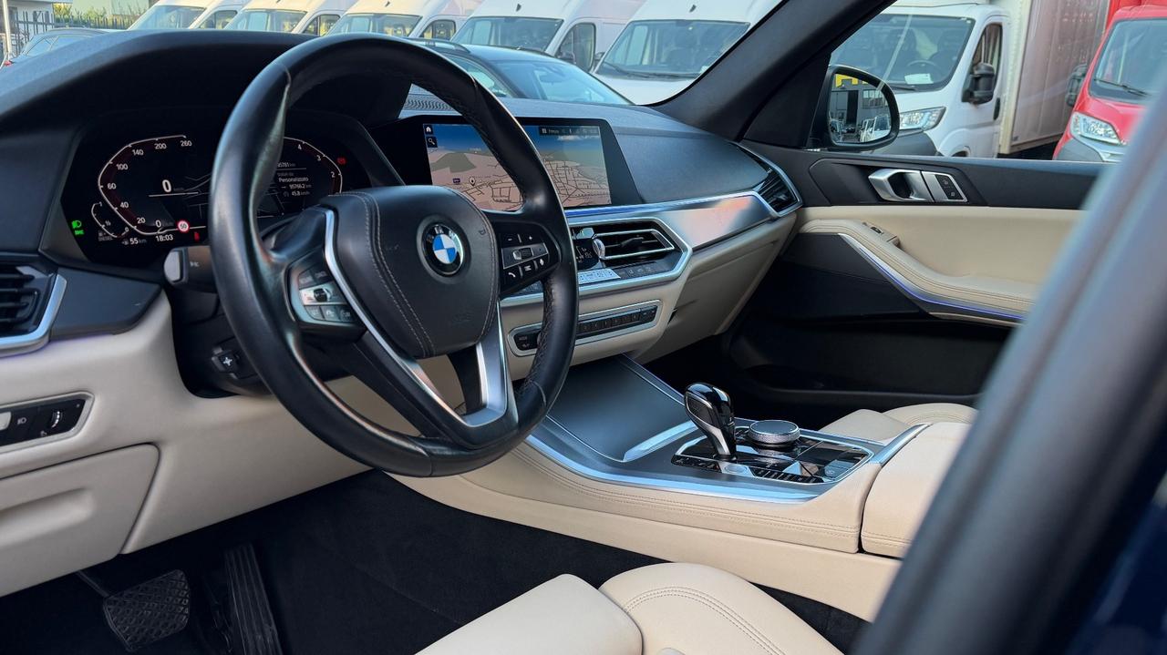 BMW X5 X-DRIVE 25D 2.0 BUSINESS 231 CV - VIRTUAL COCKPIT, PELLE, PACCHETTO LUCI