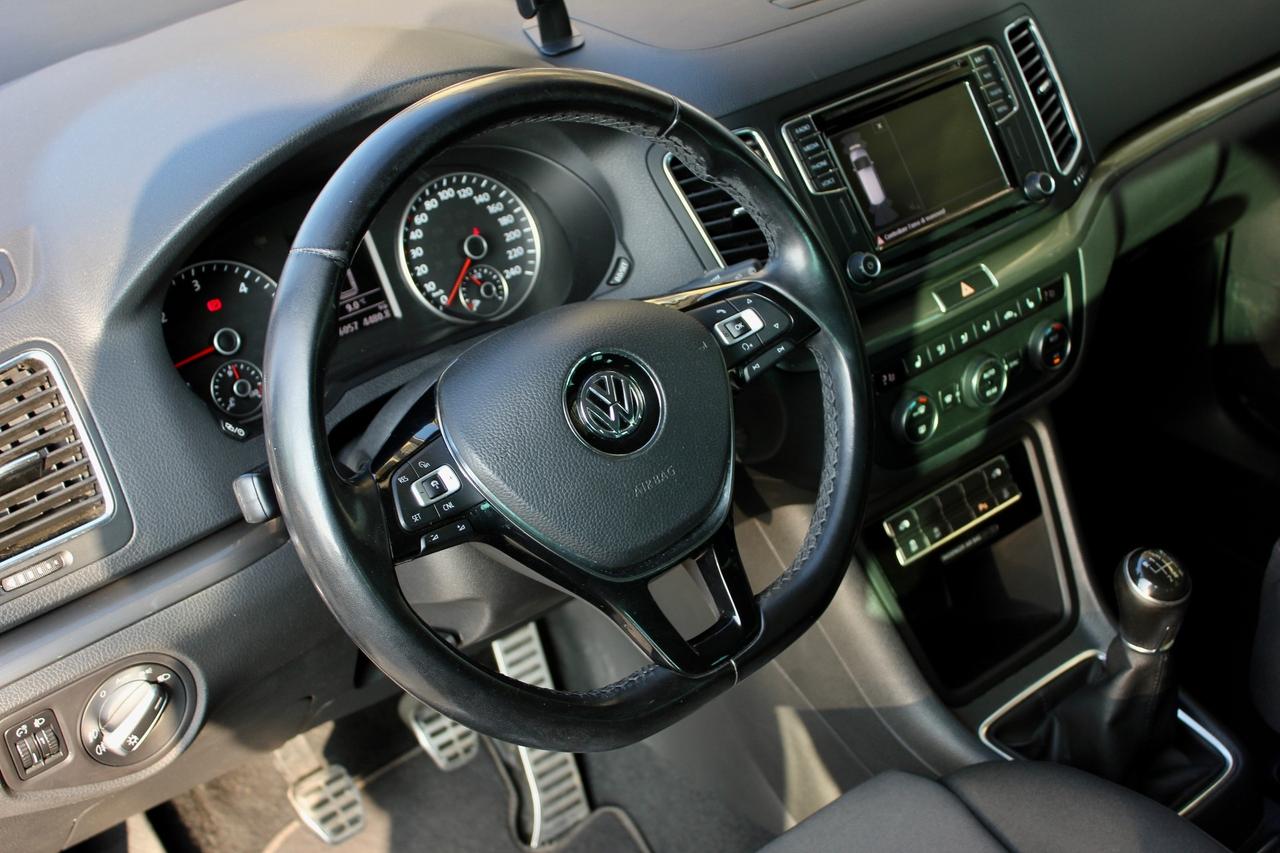 VOLKSWAGEN SHARAN 2.0 TDI 150 CV ALLSTAR EXECUTIVE NAVY XENON PORTE ELETTRICHE