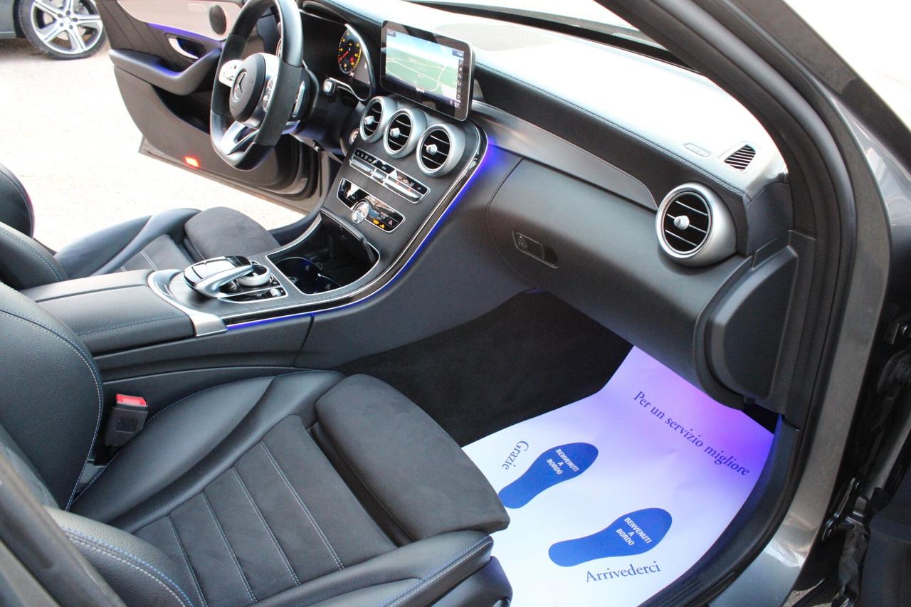 Mercedes-benz C 220 SW d Premium AMG Night Edition pack luci interne