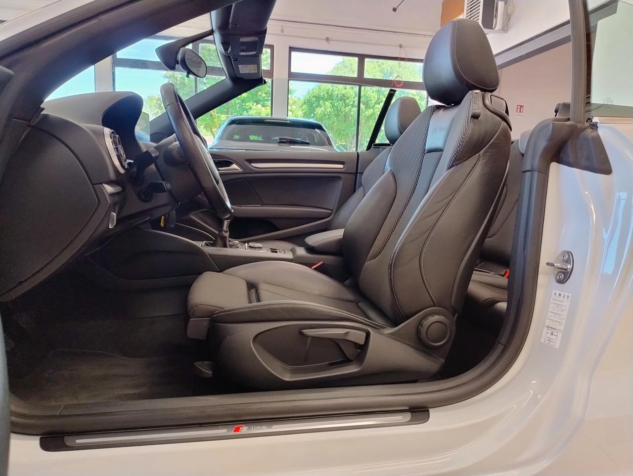 AUDI A3 Cabrio 2.0TDI 150cv S-LINE LED NAVI CRUISE