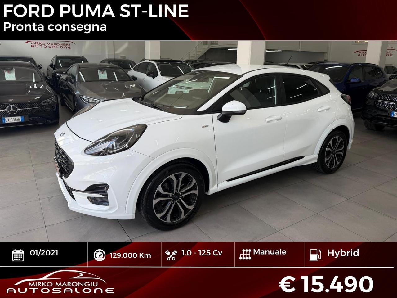 Ford Puma 1.0 Hybrid 125 CV ST-Line FINANZIABILE