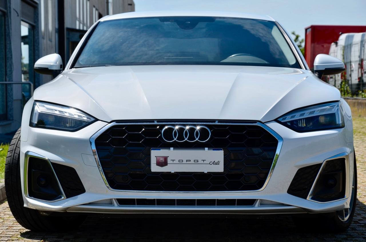 AUDI A5 SPORTBACK 35 2.0 TDI MHEV S-LINE 163 cv S-TRONIC, GARANZIA UFF AUDI, UFF ITALIANA, TUTTI SERVICE AUDI, IVA ESPOSTA, EURO 6D, MATRIX, RETROCAMERA, PERMUTE