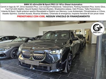 BMW X3 XDrive20d M-Sport PRO NEW MODEL C19" Tetto MSport