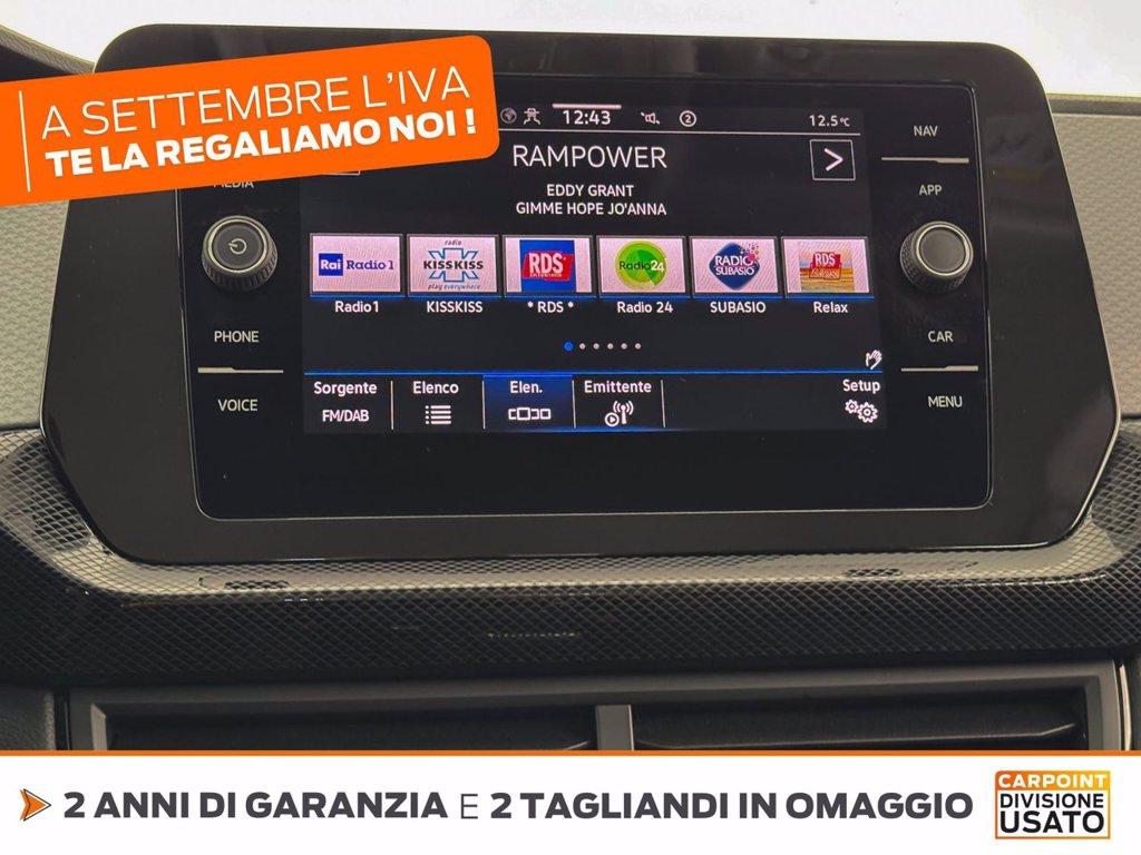 VOLKSWAGEN T-cross 1.0 tsi life 95cv del 2024