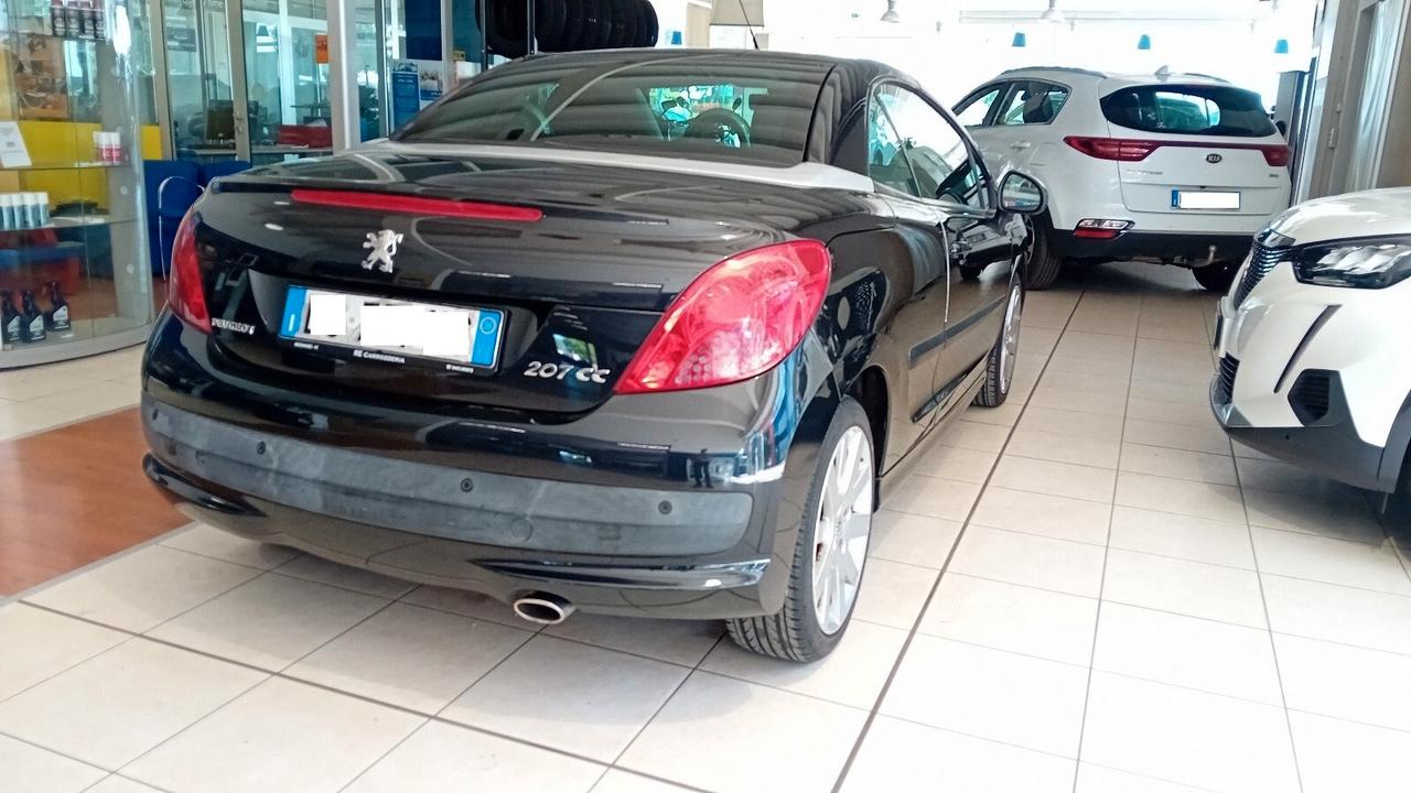 Peugeot 207 1.6 VTi 120CV CC Tecno UNICO PROPRIETARIO