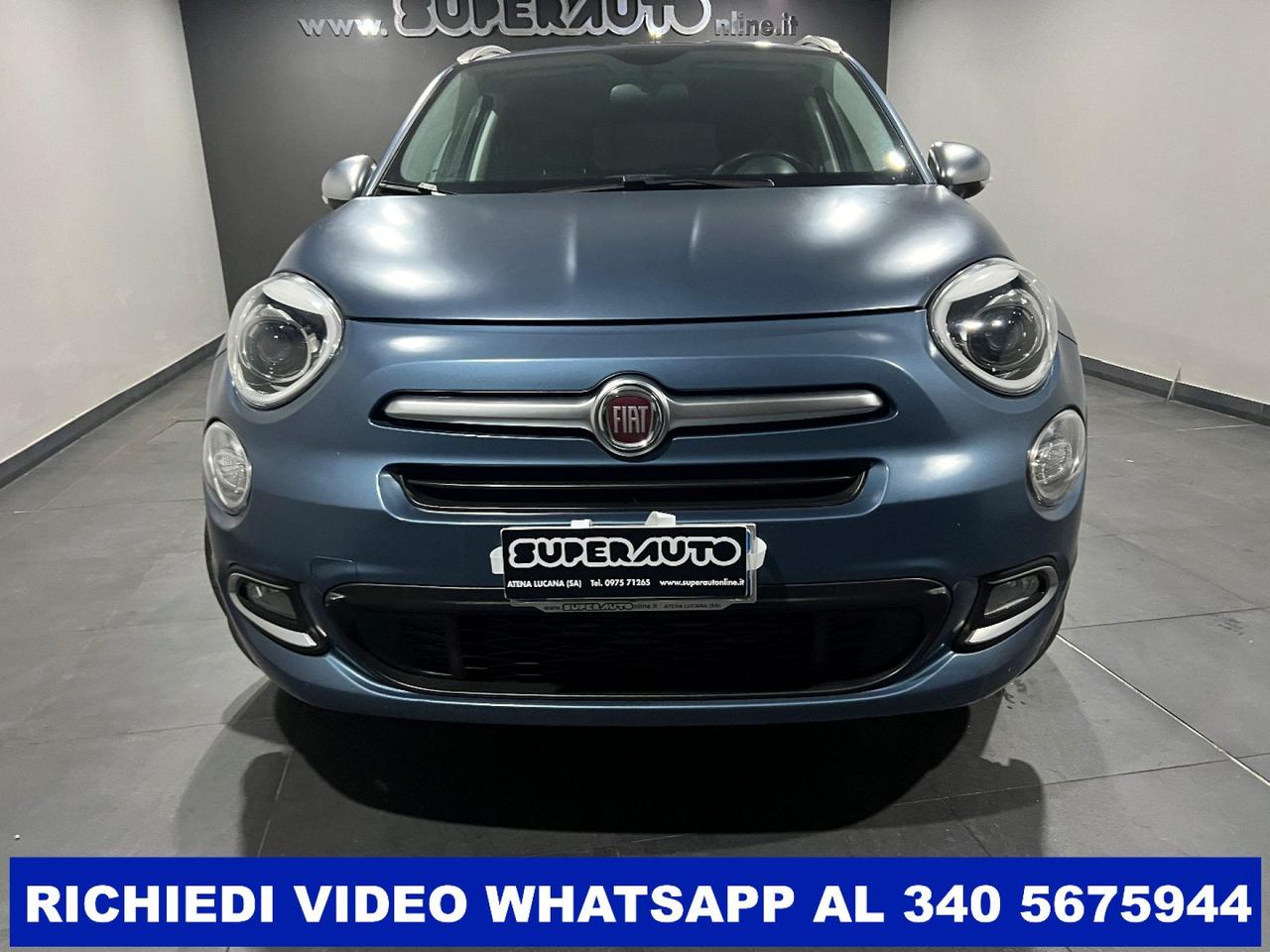Fiat 500X 1.3 MultiJet 95 CV Mirror Edition Blue Jeans opaco