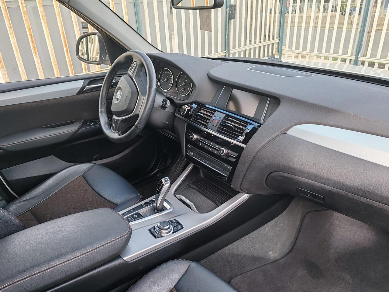 BMW X3 XDRIVE 20d XLINE BIANCO PERLA METALIZZATO