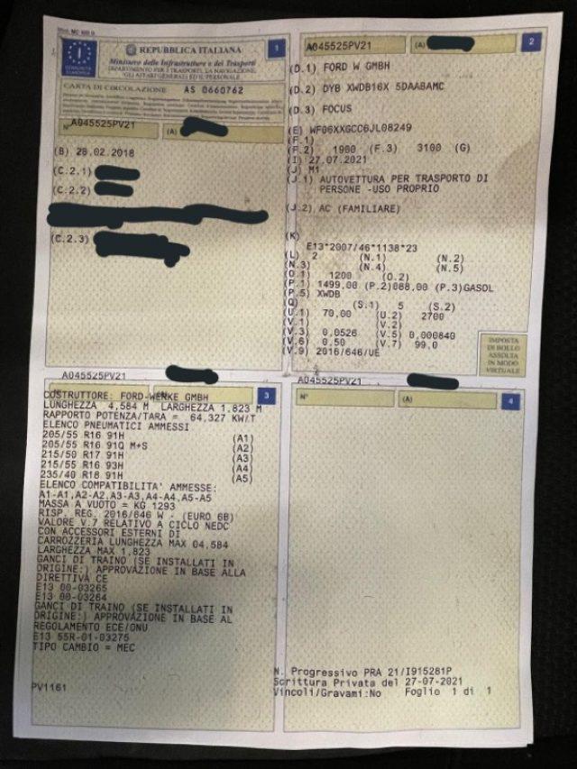 FORD Focus 1.5 TDCi 120 CV Start&Stop SW Business