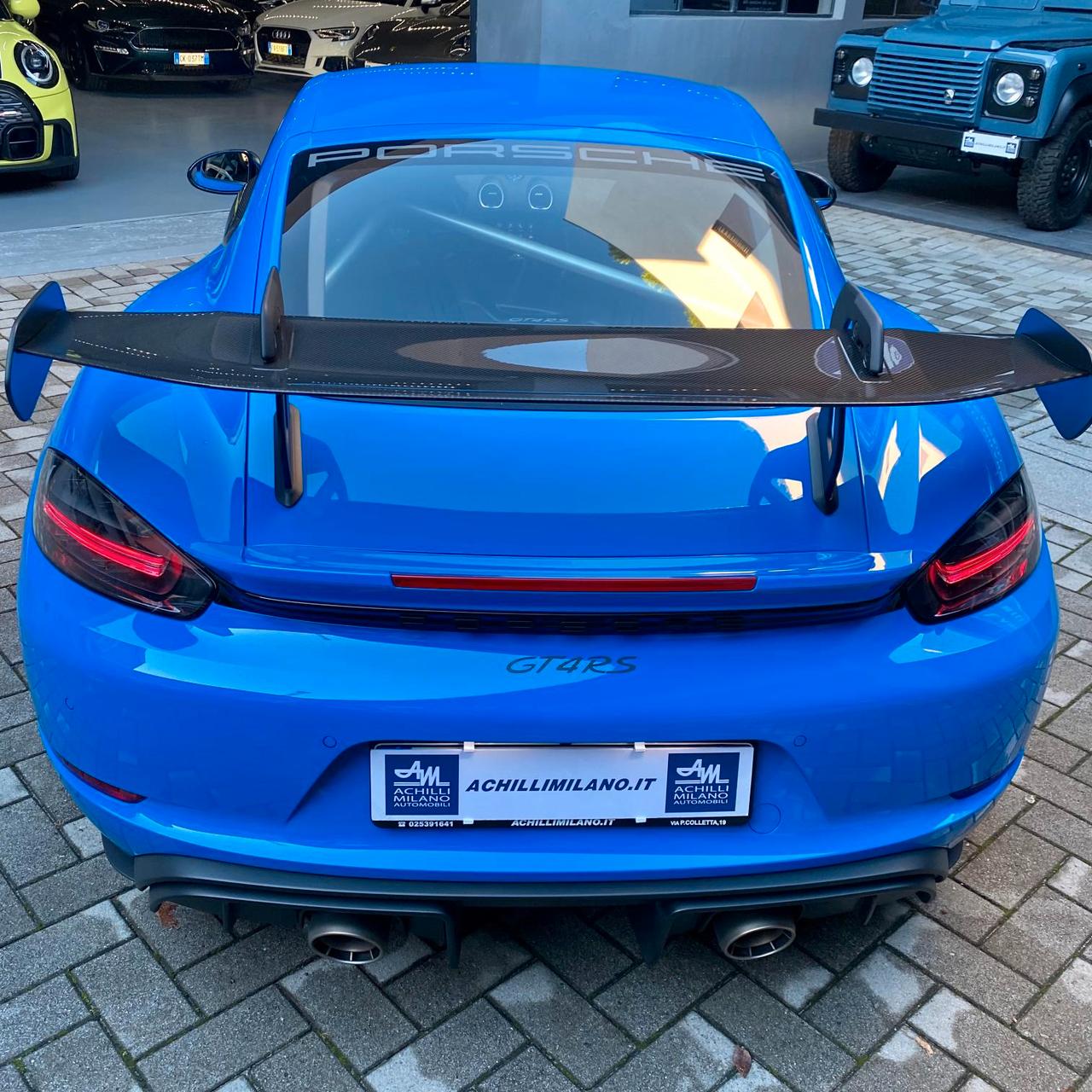 Porsche 718 Cayman 4.0 GT4 RS pdk WEISSACH +Carbonio