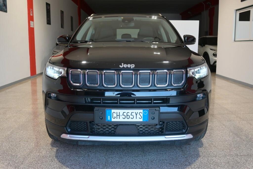 JEEP COMPASS 1.6 M-JET 16V 130CV 6M. 2WD LIMITED ( FARI LED - PELLE - COCKPIT - ADAPTIVE CRUISE - MIRROR - PDC - TELECAMERA POST. - CERCHI 18 )